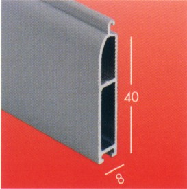 Terminale 9x41 Terminale in alluminio estruso 9x41 mm